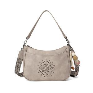 2291 TAOSITUUE Leather Crossbody Purse Shoulder Handbag medium size purses